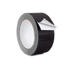 WOD AF-20A-B Black Matte Aluminum Foil Tape General Purpose Non Reflective Hot & Cold Shield Resistant - Good for HVAC, Air Ducts, Insulation, Metal Repair: 2 in. x 27 yds. (Pack of 1)
