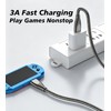 Grtoeud Pets Chew Proof Metal Braided USB-A to USB-C Cable