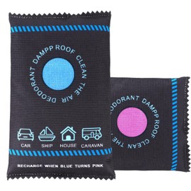 Car Dehumidifier, Car Dehumidifier, Room Dehumidifier Without Electricity, Dehumidifier for Home, 200 g Silica Gel Desiccant Reusable with Restart Function, Helps with Fogged Car Windows