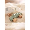 Jollein 112-001-67091 Wooden Toy on Wheels Elephant