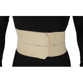 ObboMed® MB-2200M 2-Panel Elastic Postpartum Girdle/Postoperative Abdominal Binder Belt, Injuries support, Post pregnancy, Post-Surgical, Hernia, Belly Wrap Brace–Trimming Waist(M: 34 – 39 inches)