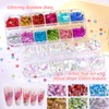 10 Boxes Nail Art Sequins Kit,Iridescent & Holographic Laser Butterfly