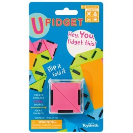 U-Fidget Shape Shifting Multi Colored Folding Toy Set of 2