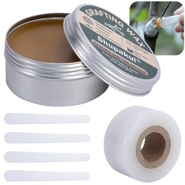Tree Grafting Wax Set, Tree Wound Pruning Sealer with Sealing Tape, Grafting Wax for Roses Fruit Bonsai Shrubs Plant Healing