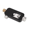 Aluminium Alloy Diving Oxygen Cylinder Refill Adapter Black Anti Rust