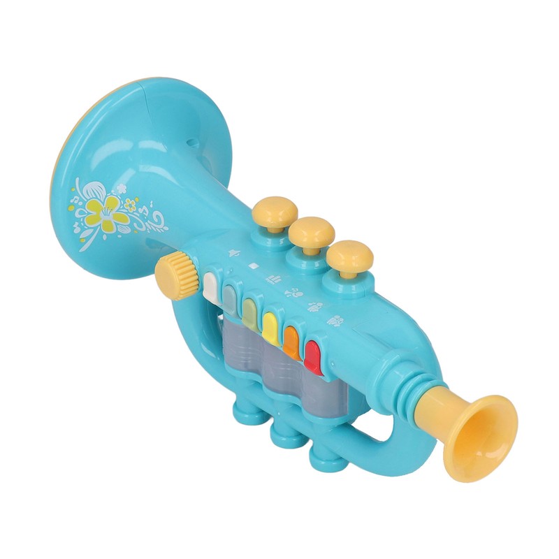 Horn Toy Simulation Design Dynamic Lighting Effect Musical Instrument Horn