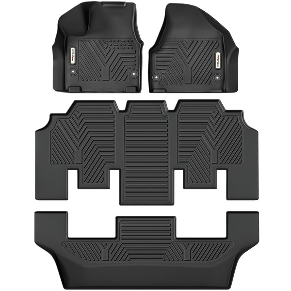 YITAMOTOR Floor Liner TPE-LITE Compitiable for 2017-2025 Chrysler Pacifica 7or