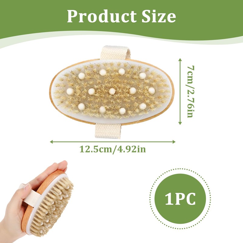 Dry Brush Skin, Body Brush, Exfoliating Brush, Lymphatic Drainage Cellulite
