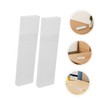 IWOWHERO Tongue Scraper Tool Box 6pcs Plastic Organizer Lock Portable