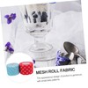 IWOWHERO 2 Rolls Dots Pattern Net Yarn Decorative Mesh Roll