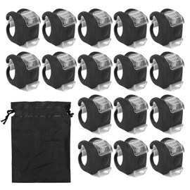 16Pcs LED Boat Navigation Lights 3 Modes Easy Installation Bright Safe Warning Bow Lights for BoatsBlack