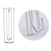 IPEAK 40 Pack Curtain Hooks Metal Pinch Pleat Header Tape