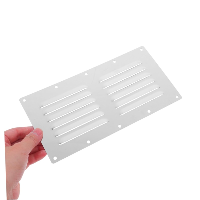 TEHAUX Stainless Steel Vent Cover for Grille Louvered Design Ventilation