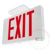 Light Fixture Industries LFI Lights | Thin Red LED Exit