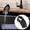 Air Gap ​Cover Water Ramp Silicone Splash ​Guard (Black), 4°