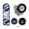 Drive Belt Kit w/Tensioner Assembly & 2 Idler Pulleys for