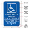Brimar - 12" x 18" - Handicapped Parking Van Accessible