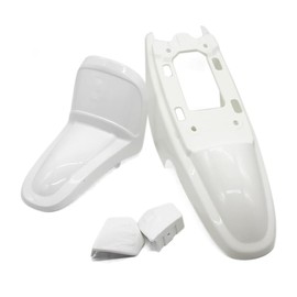 SUNQIAO PW50 Plastics, Fender Body Seat Gas Tank for Yamaha PW50 PY50 PeeWee 50 Kid Bikes (White)
