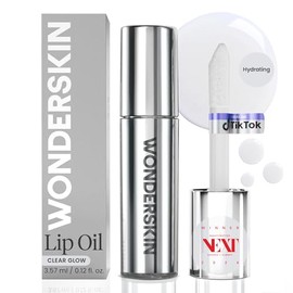 Wonderskin Lip Oil - Aceite De Suero De Rehabilitación De Labios, Suero Transparente Hidratante E Hidratante Para Labios Secos - Natural, Vegano Y No 