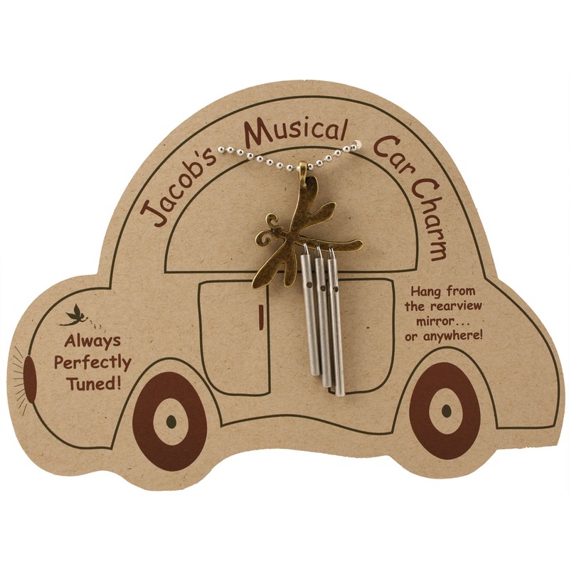 Jacob's Musical Car Charm, Dragonfly, Mini Wind Chime