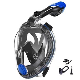 VILISUN Adult Snorkel Mask with Carry Bag – CO2 Safe Snorkeling Mask – Diving Mask – Diving Mask Children – Snorkel Set – Diving Goggles Snorkel
