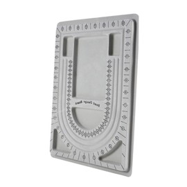 COHEALI Creative Bead Design Board for Jewelry Making for Bracelets Necklaces Compact Sturdy Beading Tray for DIY Crafts Easy Bead Placement Organization