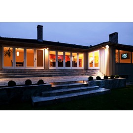 Maxsa 44640 Silver Solar Motion-Activated Security Light