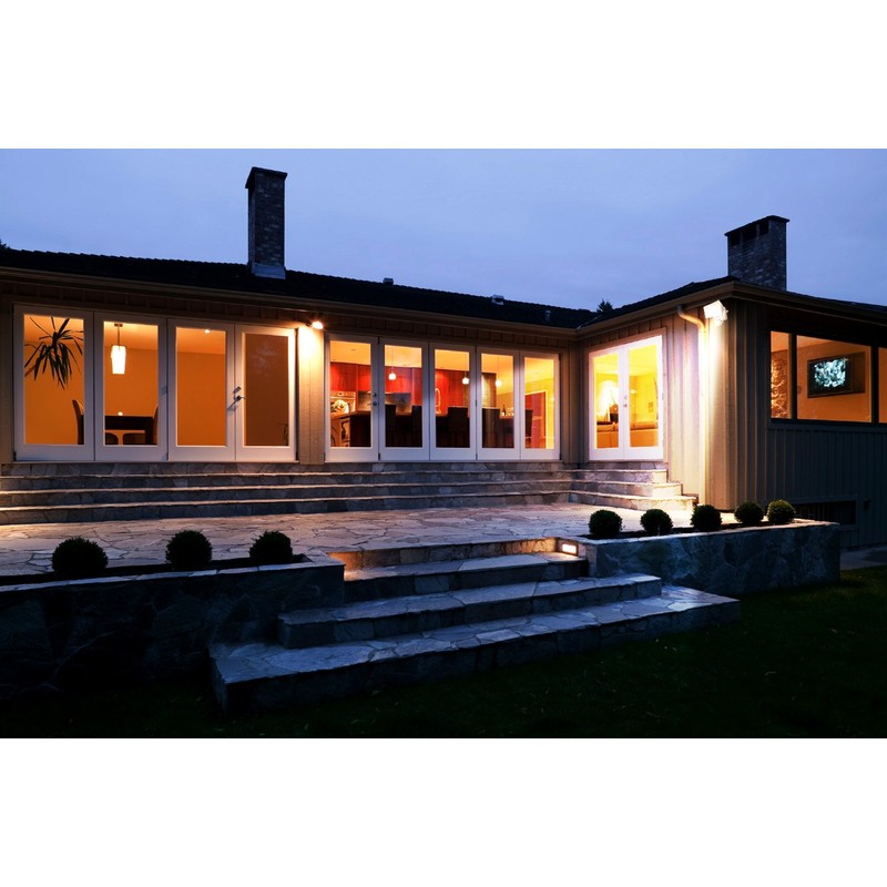 Maxsa 44640 Silver Solar Motion-Activated Security Light