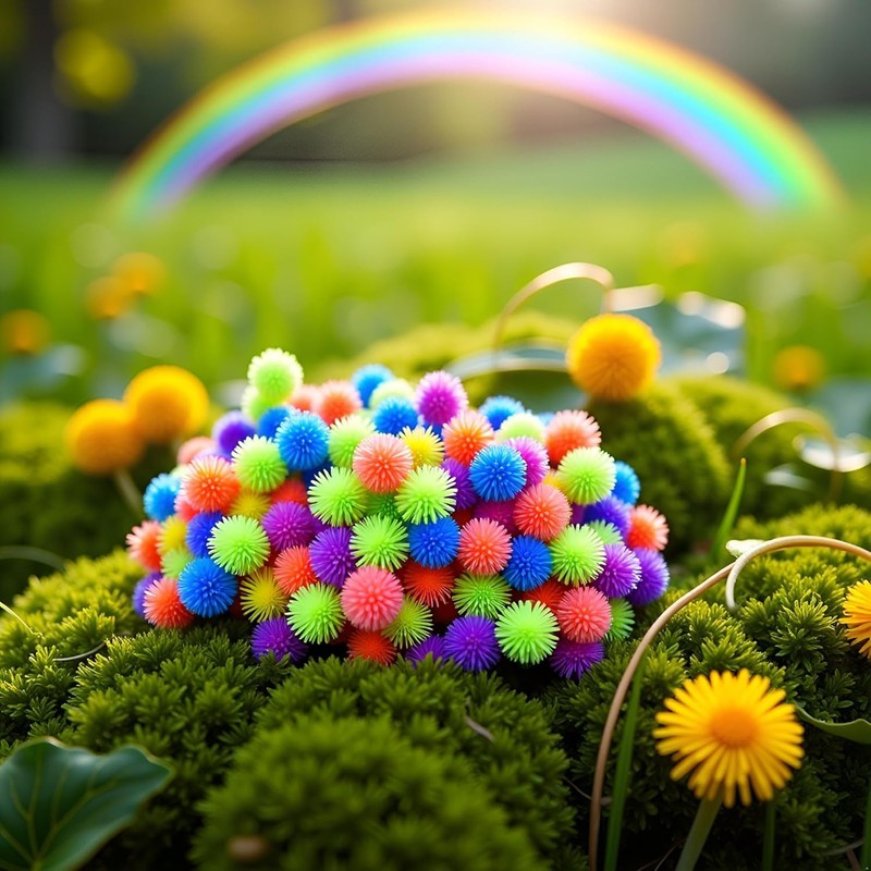 10Pcs Multicolour Mini Spiky Hedge Balls, Porcupine Balls,Spiky,Sensory Game,Soft Sensory