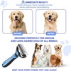 Rastrillo de capa inferior para perros y gatos, peine de