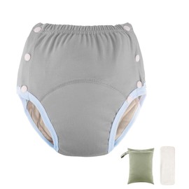 DURASIKO Leak-Proof Cover with Diaper Insert,Underwear for Incontinence with Storage Bag,Breathable Layer,Snap Closure,Reusable&Washable,Protection for Special Needs Bariatric Patients Or Bedwetting
