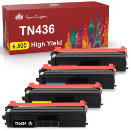 For Brother 4-Pack TN436 Toner Cartridge for Brother TN433 HL-L9310CDW MFC-L8900CDW Printer