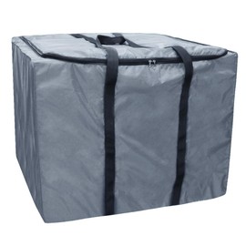 Yolaka Patio Cushion Storage Bag with Zipper Dustproof 420D Outdoor Cushion Bags, 32 x32 x24In, Gray