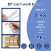 TITBIT 6 Pack LM160 LM150 Tape White Replacement for DYMO