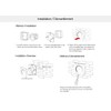 AMKI LED Wall Switch Dimmer,LED Controller,Wall- Mounted Plastic Cover Touch
