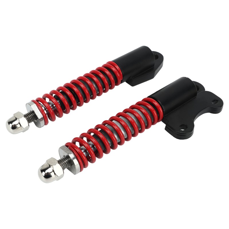 Scooter Shock Absorber Stainless Steel Spring Black Red Safe Stable