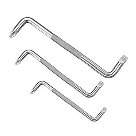 Juego de 3 destornilladores dobladores tipo Z/S herramienta manual para ahorrar mano con esquinas pequeñas, para reparación de teléfonos celulares y PC