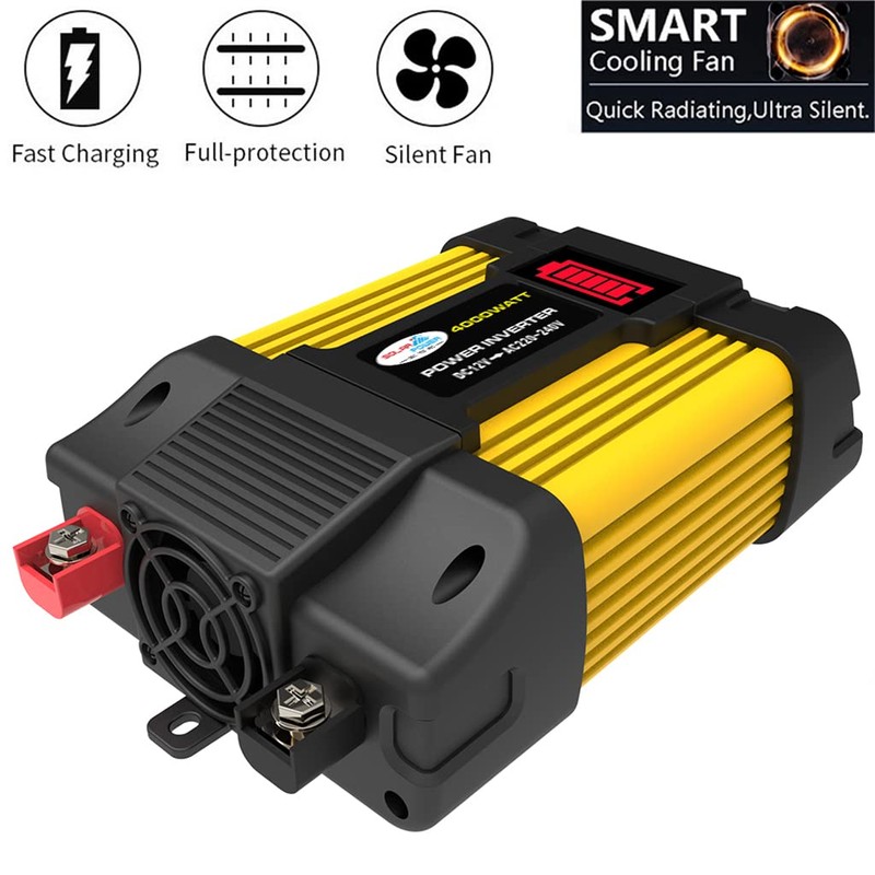 Topteng 4000W Car Power Pure Sine Wave Inverter w LED