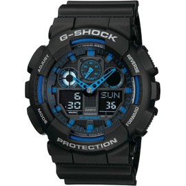 Casio G-Shock GA-100-1A2 Men's Wristwatch, Belt Type: