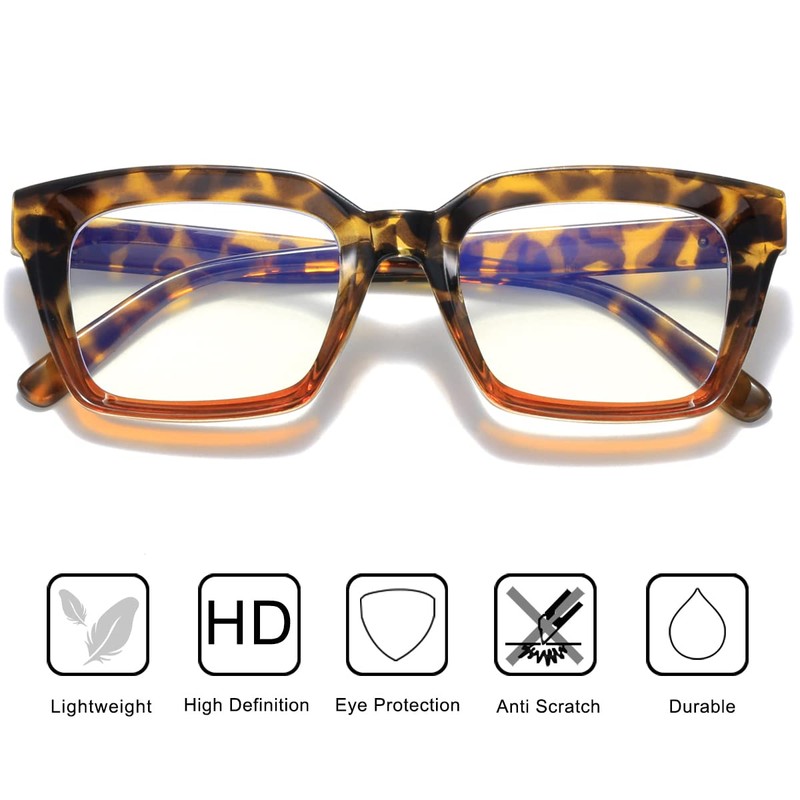aisswzber Blue Light Blocking Glasses,Computer Reading/Gaming/TV/Phones Glasses for Women Men