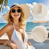 powerking Wide Brim Straw Sun Hat, UV Protection Summer Hat