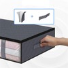 Underbed Storage Bags, 2 Pack Foldable Large Underbed Storage Organiser
