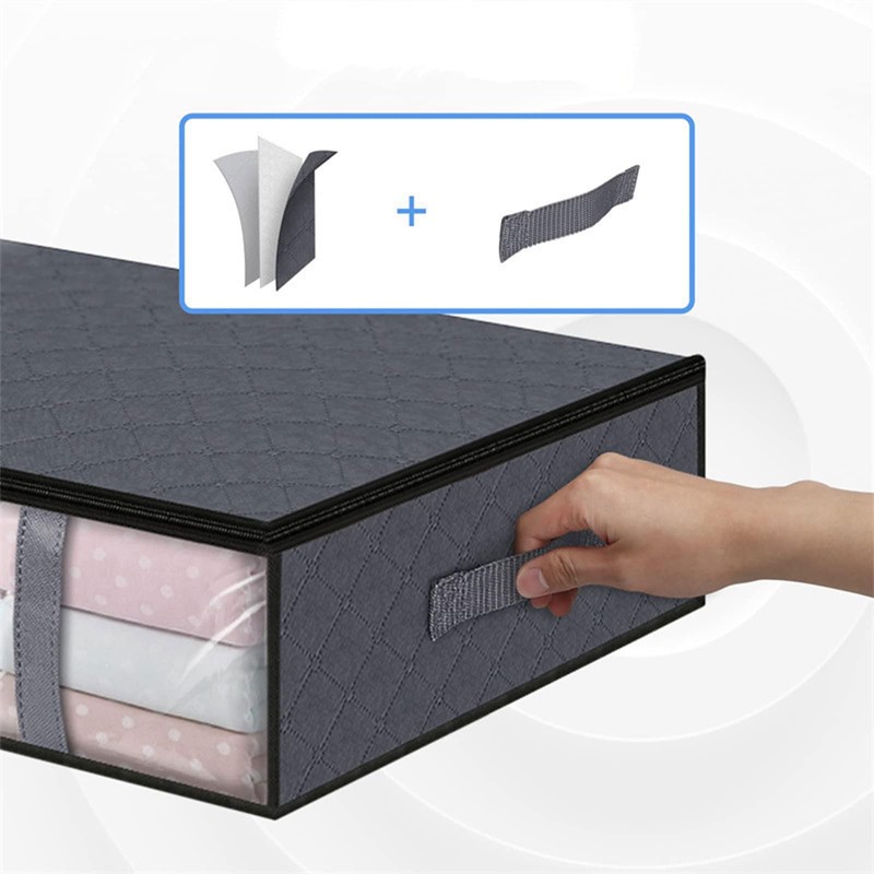 Underbed Storage Bags, 2 Pack Foldable Large Underbed Storage Organiser