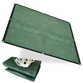 Alion Home 75% Sunblock Sun Shade Plant Cover UV Resistant Durable Shade Net Panel for Garden, Greenhouse, Flower, Barn, Kennel, Fence - Green (6' x 5')