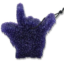 Love Spell, Lone Star Candles & More's Premium Strongly Scented Freshies, A Fruity Citrus Floral Mix, Car & Air Freshener, USA Made in Texas, Purple I Love You Hand Sign 1-Pack