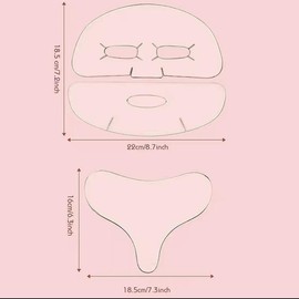 Reusable Silicone Face Mask Chest Stickers, 3 Counts Body Skin Tightening Beauty Patch, Skin Care Tools