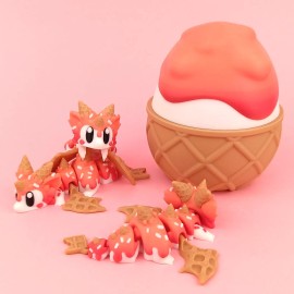 Sugar Rush Mini Dragon with Egg – A Sweet & Magical Collectible!, Unique Design