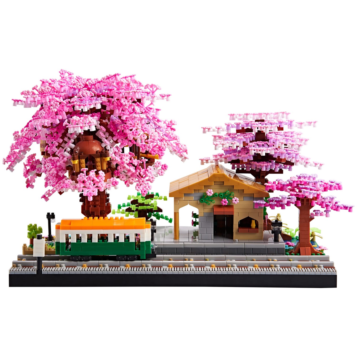 Kadablk Big Architecture,Japanese Sakura Tree Class Train Station ...