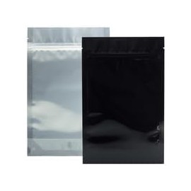 Oil Slick 1000 PCS Mylar Bags - Reusable Zipper Mylar Bags With Oxygen Absorbers Use For Small Businesses, Jewelry, Candy And Food Storage (3.6”x5” Black w/window)