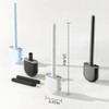 Kucucyle Mini RV Silicone Toilet Brush with TPR Bristles &